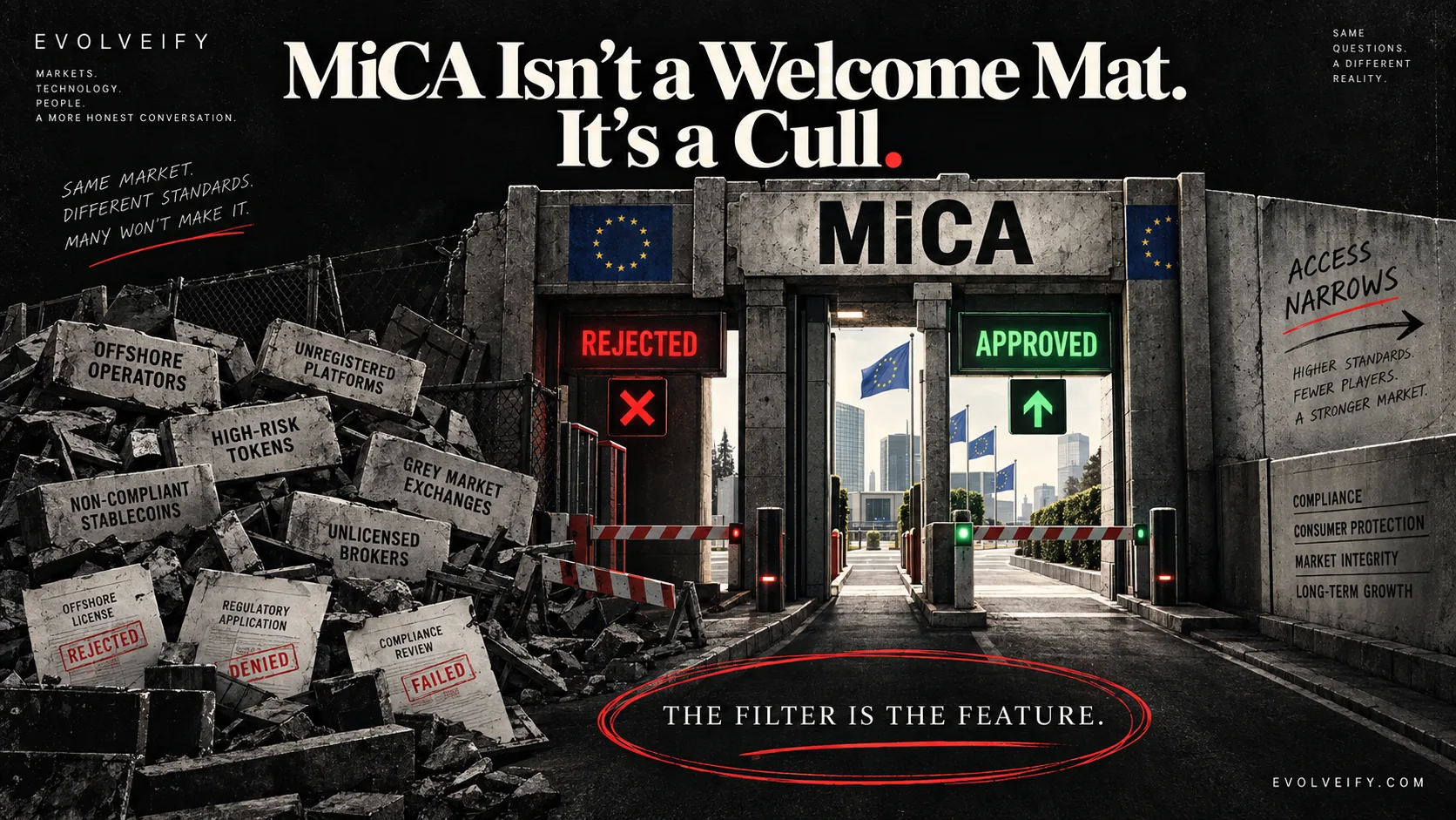 MiCA Isn't a Welcome Mat. It's a Cull.
