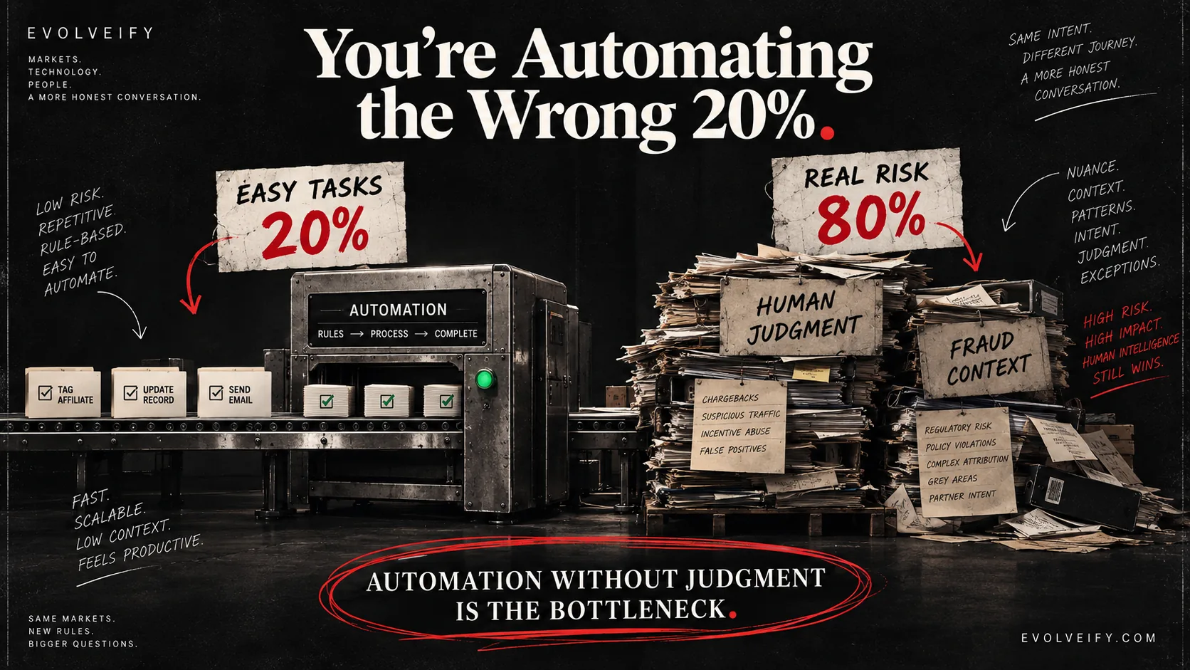 You're Automating the Wrong 20%