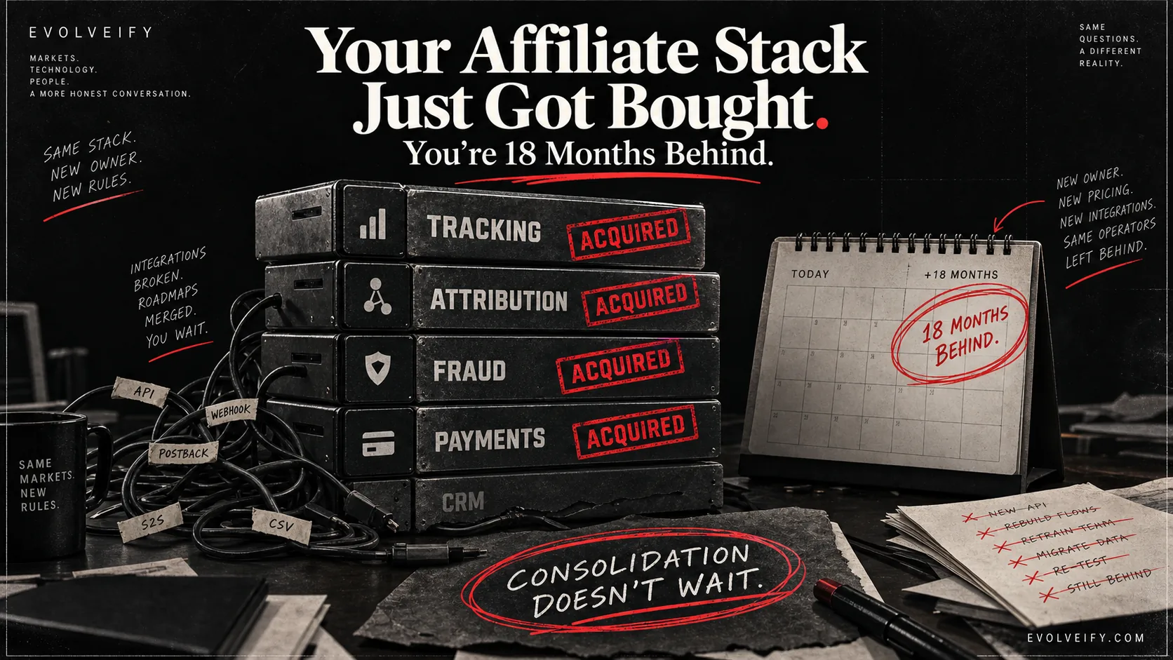 Your affiliate stack just got bought. You're 18 months behind.